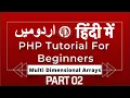 PHP Tutorial for Beginners Multi-Dimensional Arrays Why the Array Index Start From 0
