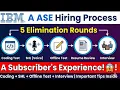 IBM CIC Hiring Process EXPLAINED 4 Rounds Final Interview ASE Role Real Experience