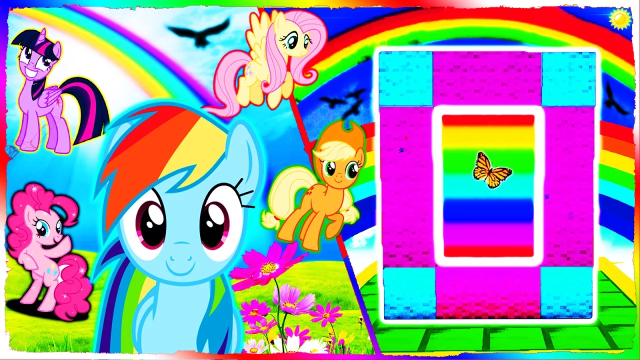 Minecraft MLP - How to Make a Portal to MY LITTLE PONY!