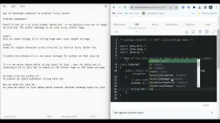 Lucky Seven CodeChef Problem - Solution in C Python and Java