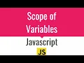 Javascript - Scope of Variables