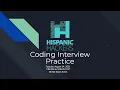 Coding Interview Practice August 24 2021 Austin Hispanic Hackers