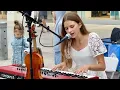Download Lagu MY PIANO DEBUT ON THE STREET | Someone You Loved - Karolina Protsenko \u0026 Oscar Stembridge