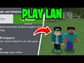 How To Play LAN With Friends Minecraft Bedrock - Tutorial