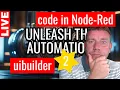 Code in Node-Red UIBuilder entry form