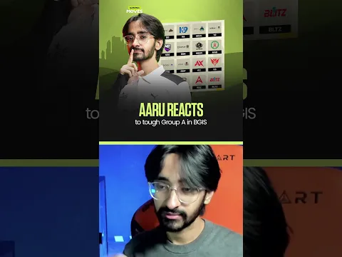 Aaru reacts to the brutal Group A draw in BGIS 😮‍💨🔥