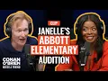 Janelle James Almost Didn t Audition For Abbott Elementary Conan O Brien Needs A Friend