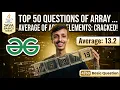 Average of Array Elements Question 4 DSA Basics Series - Top 50 Array Questions Explained GFG