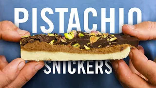 PISTACHIO SNICKERS BAR | Seriously tasty health food treat we guarantee you'll love!