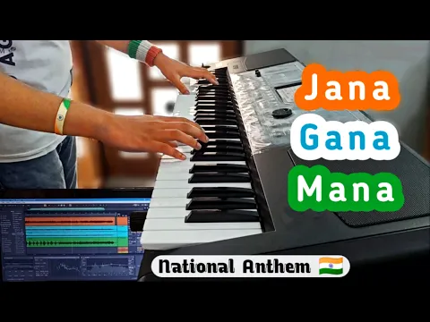 Download MP3 Jana Gana Mana Instrumental 🇮🇳 | National Anthem Piano | Keyboard | Music | Song | Karaoke | KORG |