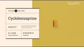 Cyclobenzaprine Fexmid Amrix How It Works How to Take It and Side Effects GoodRx