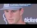 Davis Mills on TE Marlin Klein Obviously a ton of raw talent