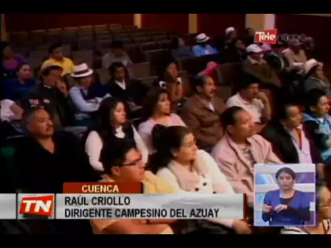 Campesinos del Azuay analizan ley de tierras