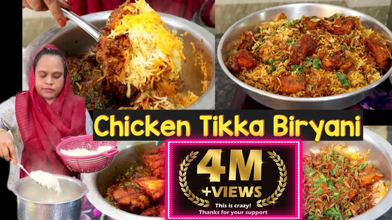 Chicken Tikka Biryani | Is Eid Me Banao Tikka Biryani | Chicken Biryani Recipe | Street food zaika