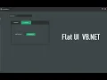 How To Use Flat Ui vb net