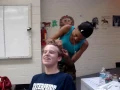 Nick gets his hair did - white boy braids