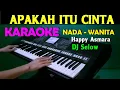 Download Lagu Apakah Itu Cinta - Happy Asmara | KARAOKE Nada Wanita || DJ Selow