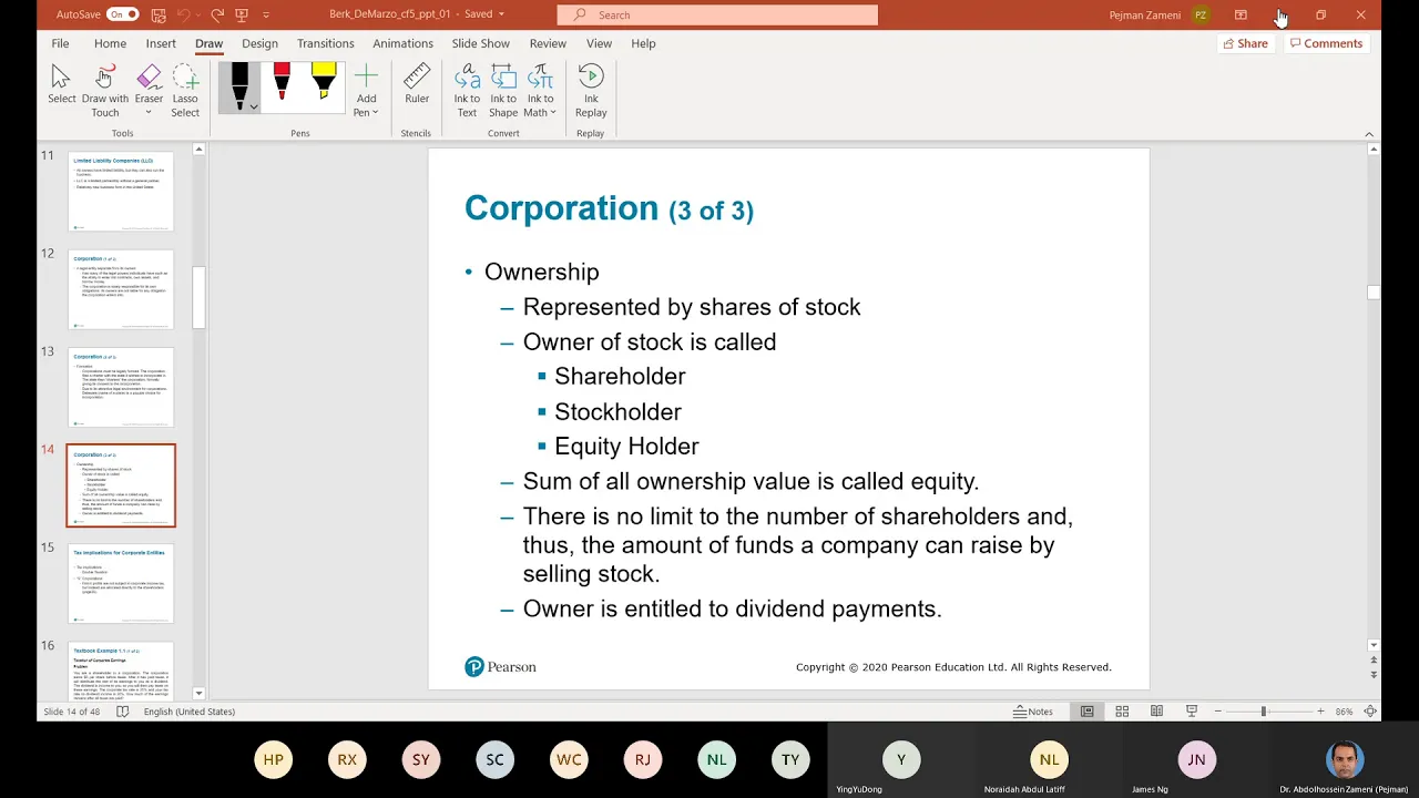 1- Corporate Finance June2020, Corporate Finance,5th Edition, Berk,DeMarzo Chap1