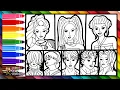 Draw and Color the Characters from K Pop Demon Hunters Huntrix and the Saja Boys