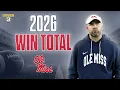 Ole Miss Win Total Predictions Rebels 2026 Season Cover 3 College Football
