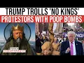 Lagu Trump Reacts To ‘No Kings’ Protest With WILD AI Video: Drops POOP Bombs From The Sky In VIRAL Clip