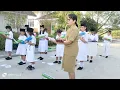 Mars Methodist instrumen in Flag ceremony of SDS Methodist Tanjung Balai Karimun