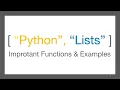 Lab 4 - Python Lists