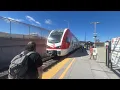 caltrain Meet Northbound Local and getting on Southbound Express at South San Francisco