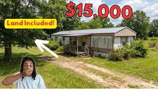 How To Find Cheap Mobile Homes With Land Included On Zillow - Under 30k