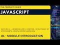 Introduction of control structures in JavaScript Hindi JavaScript The Complete Guide