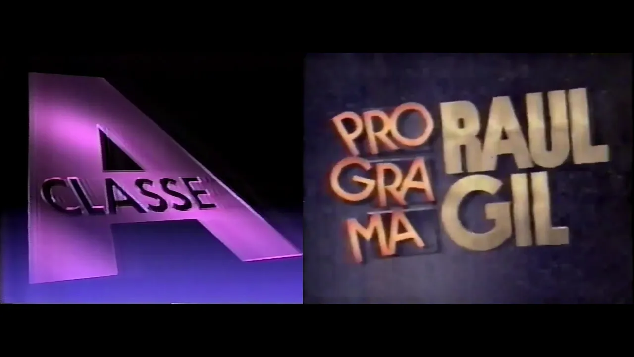 Vinhetas de "Classe A" e "Programa Raul Gil" com as trilhas trocadas