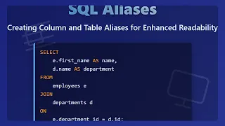 SQL Aliases Explained Enhance Readability and Simplify Queries