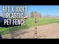 Plastic Fence Pet Fence Garden Fence
