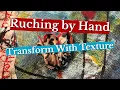 Hand Stitching Ruching Techniques Add Texture to Mixed Media Art