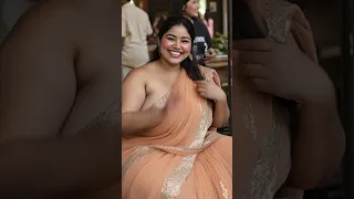 Part 2 PlusSize AI Desi Saree Model Lakshmi In Cafe Saree Model Indian Aisareemodel Shorts 