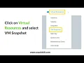 VM snapshot on StackBill CMP