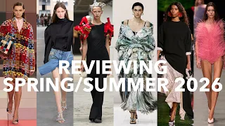 4 Fashion Professionals Review the Spring 2026 Shows!