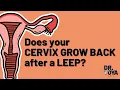 Does your cervix GROW BACK after a LEEP