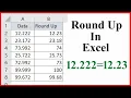 How to Round Up Numbers in Microsoft Excel