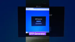 OTP Generator using html css js