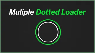 Arabic HTML CSS Tutorials - Multiple Dotted Loader