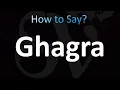 Download Lagu How to Pronounce Ghagra (CORRECTLY!)