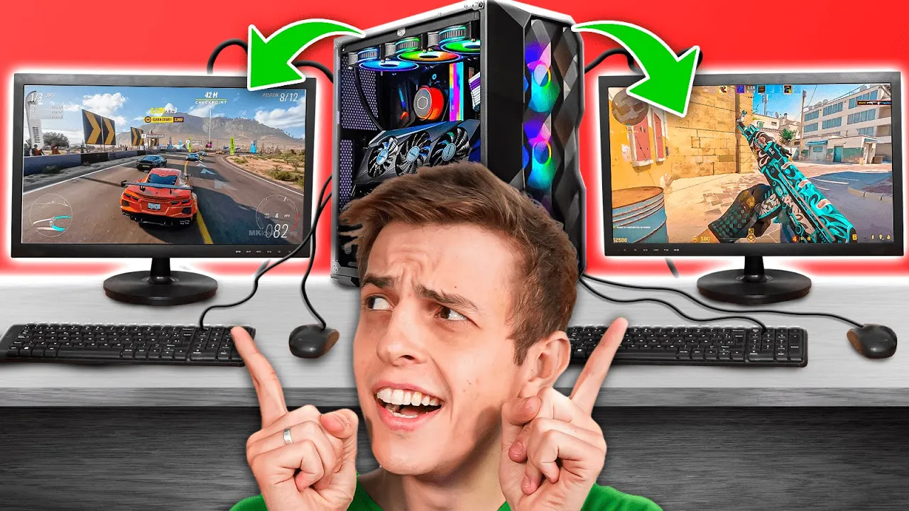 2 GAMERS, 1 COMPUTADOR. COMO É POSSÍVEL?