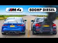 Download Lagu BMW M4 v 500hp Diesel ‘M4’: DRAG RACE