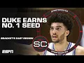 DUKE EARNS NO 1 OVERALL SEED NCAA Men s Tournament East Region BRACKET BREAKDOWN SportsCenter