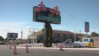 Issue with guard rails on Albuquerque welcome sign leads to months-long road closures