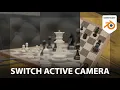 How to Animate Switching the Active Camera in Blender