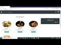 Fast food web application part8 remove item from cart Django JS