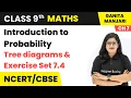 Tree Diagrams Exercise 7 4 - Introduction to Probability Class 9 Maths Ch 7 CBSE