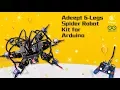 Adeept Hexapod 6 Legs Spider Quadruped Robot Kit for Arduino with Nano Control Board Remote Control